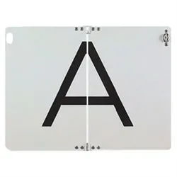 Warntafel für Abfalltransporte, Stahl, starr mit Haltebügel, 400x300 mm