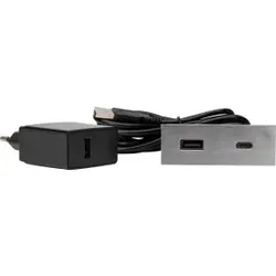 Kopp 939750113 VersaPICK, rechteckig, edelstahl, USB-C  - 4 Stück