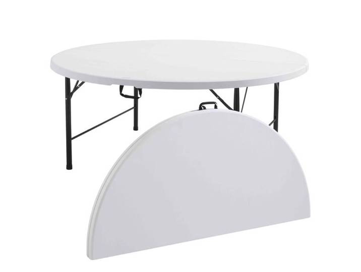 Tables rondes pliantes 180 cm - Lot de 10