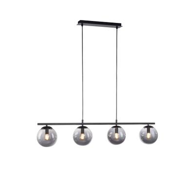 JUST LIGHT Pendelleuchte "BIG WIDOW", schwarz, 4, 1 Stk., Leuchten, ExklusiveE14, Pendelleuchte