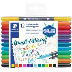 Staedtler, Malstifte, Marker-Set Lettering Zweifachem Ende (5 Stück) (12x)