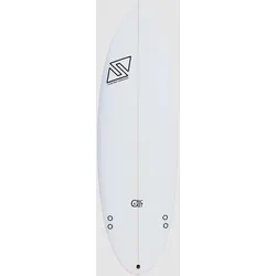 TwinsBros Cricket FCS2 Surfboard white Gr. 6'2