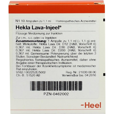 Biologische Heilmittel Heel GmbH HEKLA LAVA Injeel Ampullen 10 St 00462002
