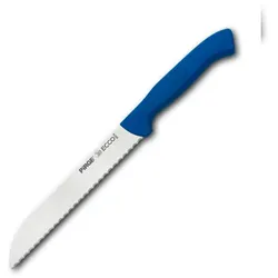 Pirge Ecco Brotmesser 17,5 cm Blau Schlachtermesser - Fleischermesser - Stechmesser - Exzellenter Schärfe Metzgermesser