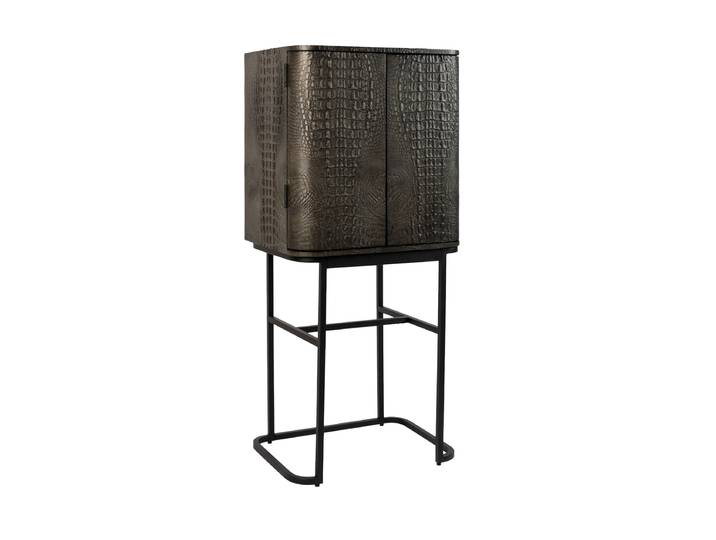 Design Barschrank „Ava Morgana“ Samt Krokodil Look Bold Monkey
