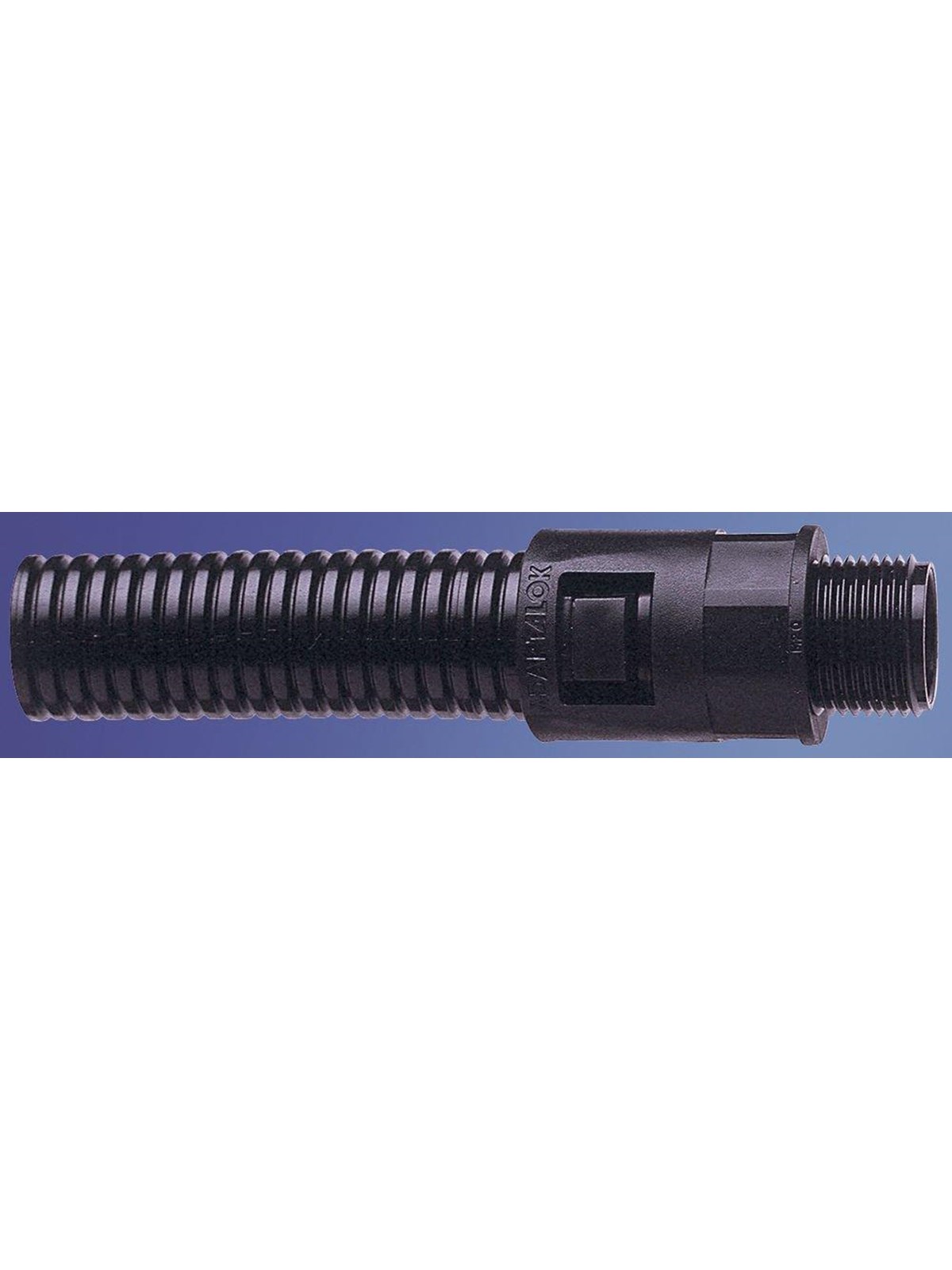 ABB Straight fitting 28 sl m25 black al28/m25/a/bl