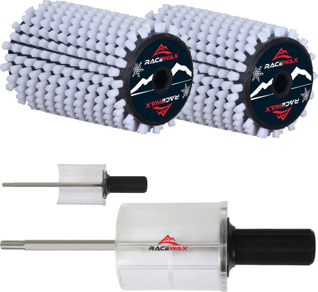 RaceWax Roto borstelset met SpeedStick en 2x nylon borstels, 200 mm
