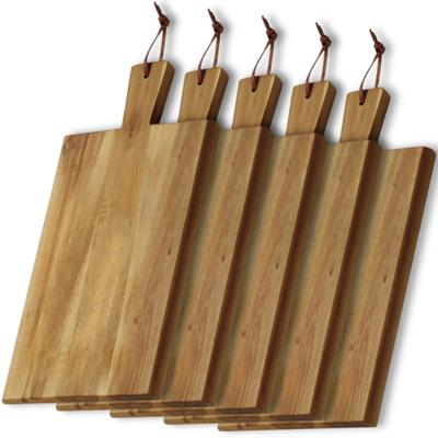 KESPER, Schneidbrett 5-er SET, Akazie, 35x18x1,6cm, natur