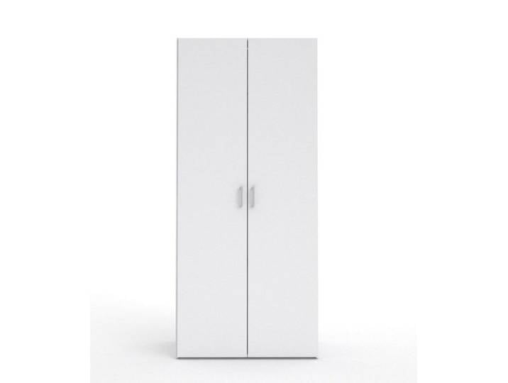 ebuy24 Kleiderschrank Spell Kleiderschrank B 2 Türen. Weiss.