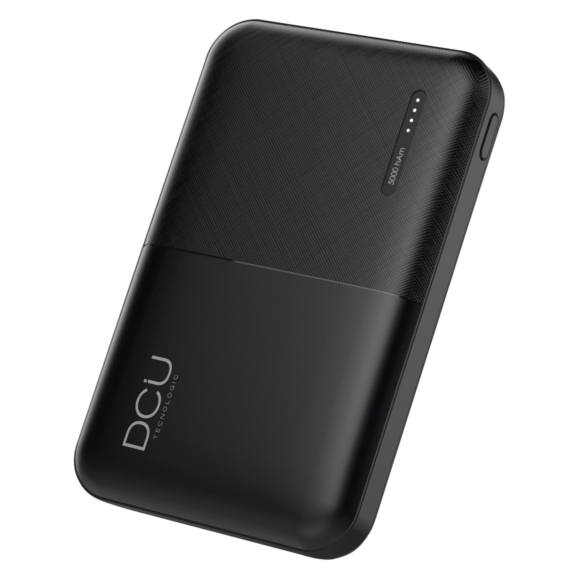 DCU Tecnologic POWER BANK 5.000 MAH TRIPLE OUTPUT 2 USB + USB TYPE C (5000 mAh, 18.50 Wh) (34155000)