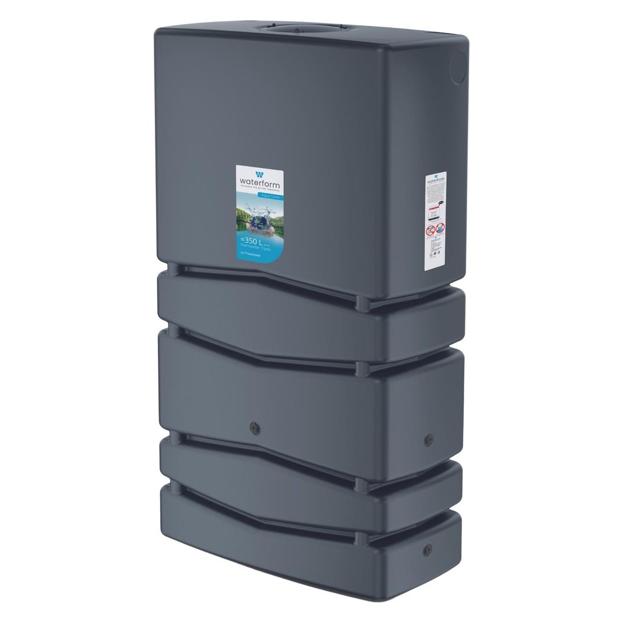 Waterform Regenwasserspeicher 350l AQUA TOWER anthrazit (350 l) (IDTC350-S433)