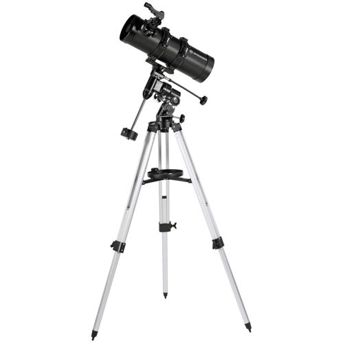 Bresser Pluto 114/500 EQ Spiegelteleskop carbon design