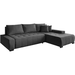 ECKSCHLAFSOFA Draco L Graphit