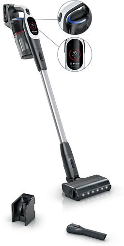 Bosch BCS931WBA Aspirapolvere ricaricabile, Unlimited 9, Bianco