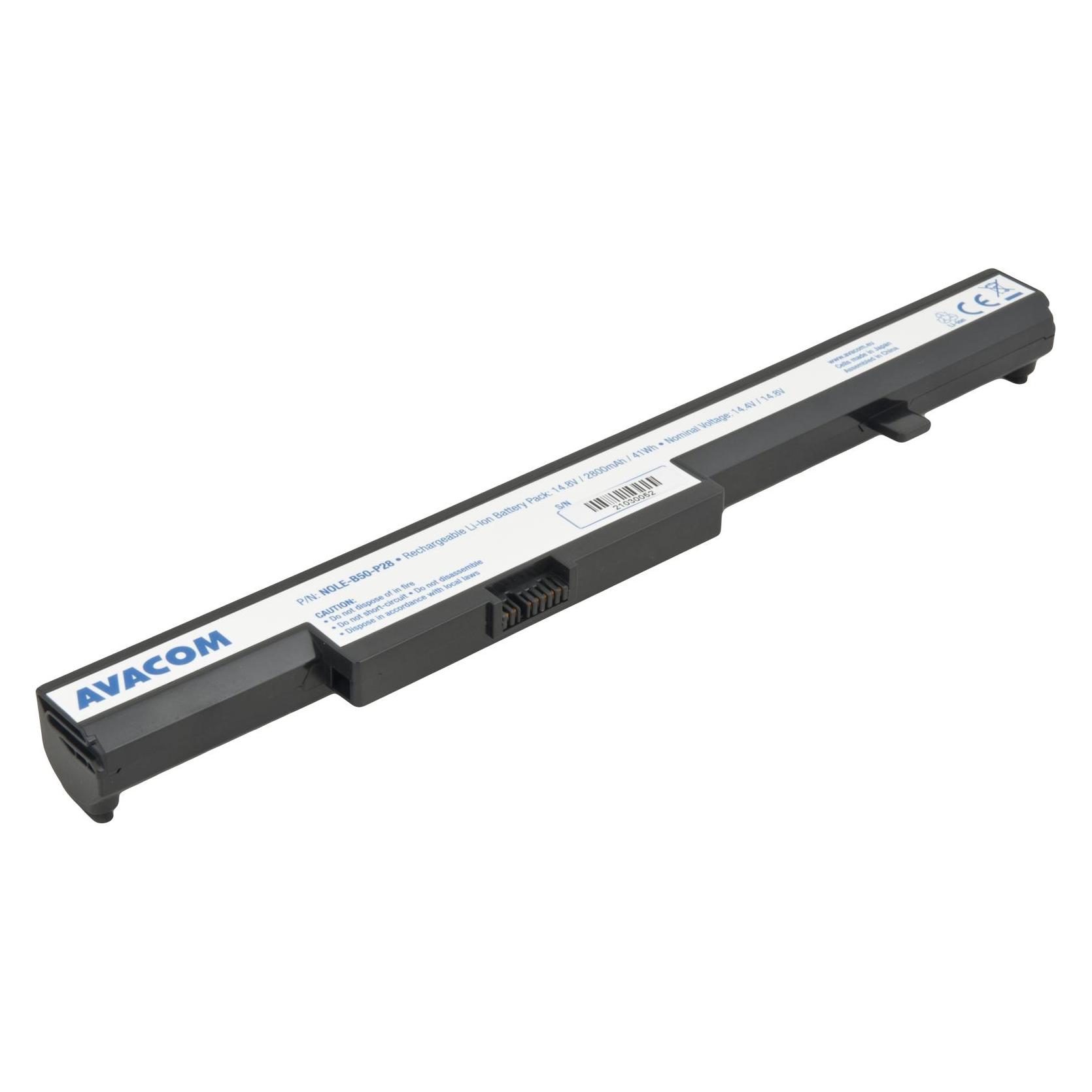 Avacom NOLE-B50-P28 notebook spare part Battery (4 Zellen, 2800 mAh) (NOLE-B50-P28)