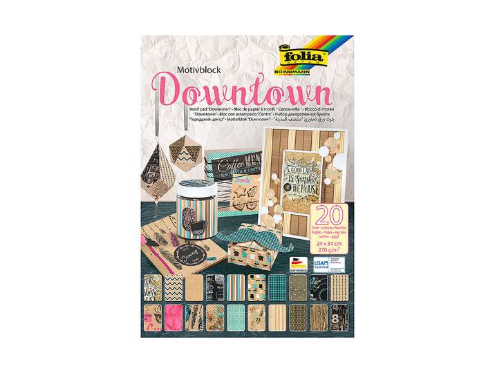 Folia Motivblock Downtown 24 × 34 cm
