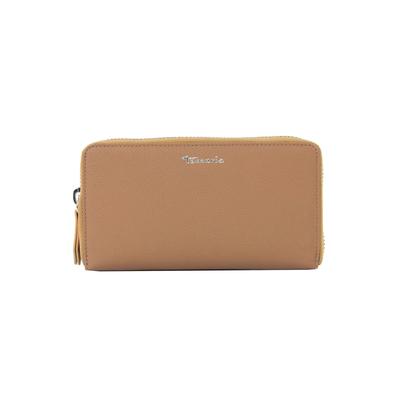 Geldbörse TAMARIS "Geldbörse TAS Amanda", Herren, beige (sahara 920), Obermaterial: 100% Rindsleder Leather cow., Kleinlederwaren