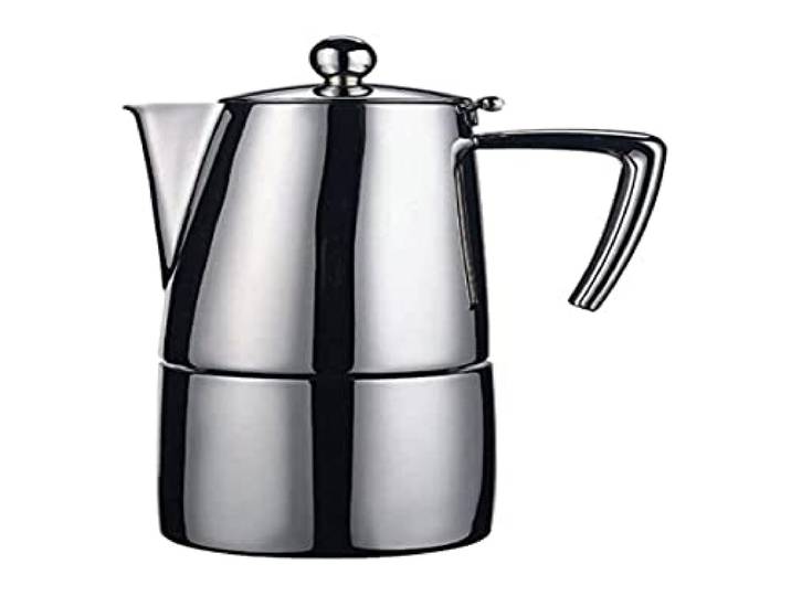Ilsa Slancio Espressokocher, 10 Tassen, Edelstahl