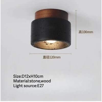 Uplift Picks Nordic Glow Travertine Stone LED Wall Sconce g cool White