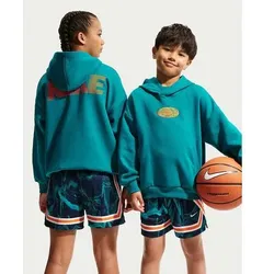 Nike Kinder Kapuzensweats lg.Arm Ki Nike Basketball-Hoodie mit Dri-FIT-Technologie (ältere Kinder), Größe XL in Schwarz Schwarz