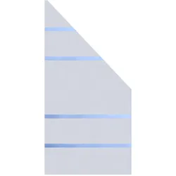 TraumGarten Glassichtschutz SYSTEM GLAS ALPHA Anschluss Sichtschutz, Rechts