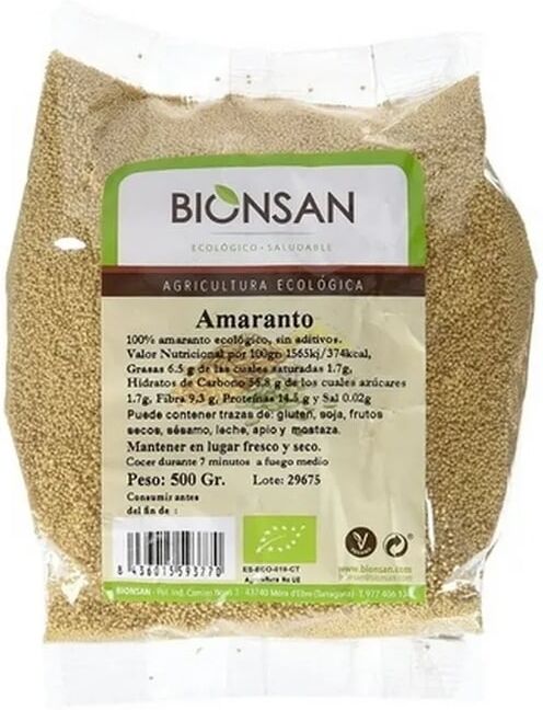 Bionsan Amaranto Em Grão Bio Vegan 500g