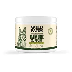 WILD FARM WEICHE KAUARTIKEL – Immune Support 180g (60 Stück) Natürliche Unterstützung für das Immunsystem und die Vitalität Ihres Hundes