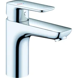 KLUDI PURE&STYLE Waschtisch-Einhandmischer, Auslaufhöhe 100mm, ohne Ablaufgarnitur, EcoPlus, 401980575WR4, Farbe: Chrom