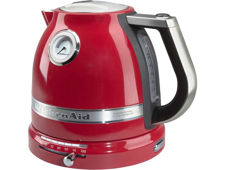 KITCHENAID Wasserkocher 5KEK1522EER EMPIRE ROT , rot (empire rot), B:26,3cm H:21,8cm T:21cm, Wasserkocher