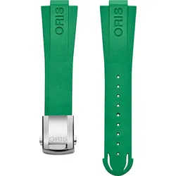 Oris Kautschuk rubber strap / Kautschukband Oris Aquis Date Calibre 400 41,5mm 7769 0742277FC - grün