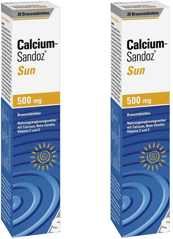 Calcium Sandoz Sun Brausetabletten 2 x20stk