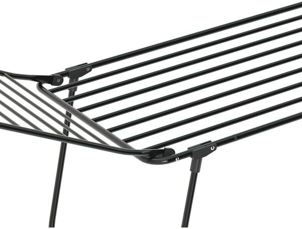 No-Name Tørrestativ, Teleskop 195 - 260cm, Sort, 25m