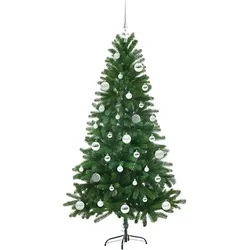 vidaXL, Weihnachtsbaum, Keno (mit 61 silbernen Kugeln) (150 cm)