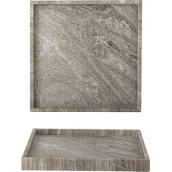 Majsa Serviertablett 35 x 35 cm aus Marmor