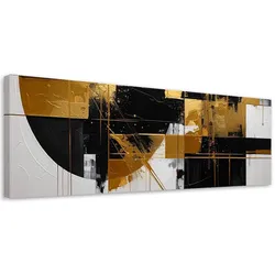 LEINWANDBILD 3D und geometrisch 120x40cm