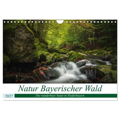 Natur Bayerischer Wald (Wandkalender 2027 DIN A4 quer), CALVENDO Monatskalender