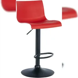 CLP Barhocker Branford rot/Kunststoff