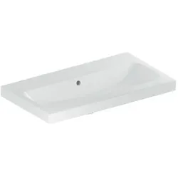 Geberit iCon light Waschtisch 501842003 75x42cm, ohne Hahnloch, mit Überlauf, weiß