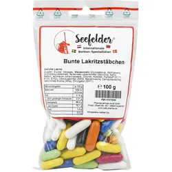 SEEFELDER bunte Lakritzstäbchen KDA