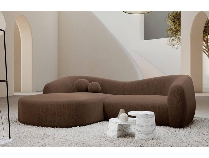 Ecksofa Murcia L-Form aus Stoff