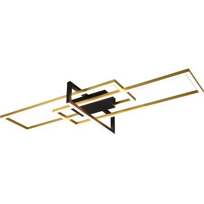 OTTO HOME LED Deckenleuchte "Aeliana", grau (messingfarben), 1, H: 11,5cm, 1 Stk., Leuchten, Deckenlampe mit Switch Dimmer, LED Deckenleuchte