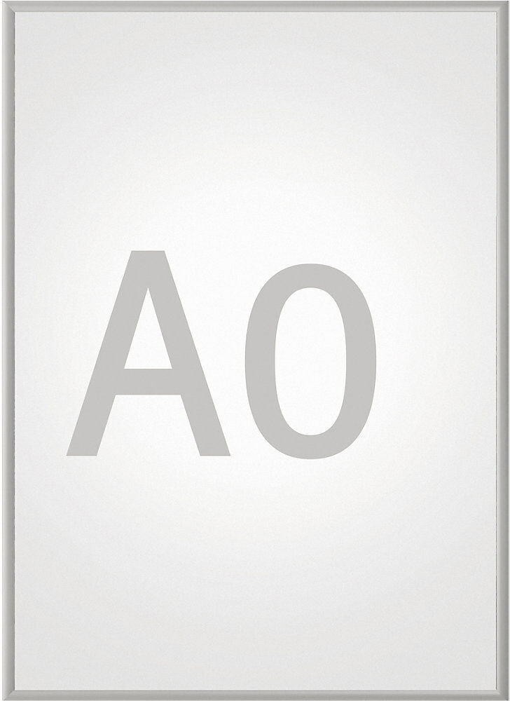 Klapprahmen MAULstandard, silber, für DIN A0 MAUL