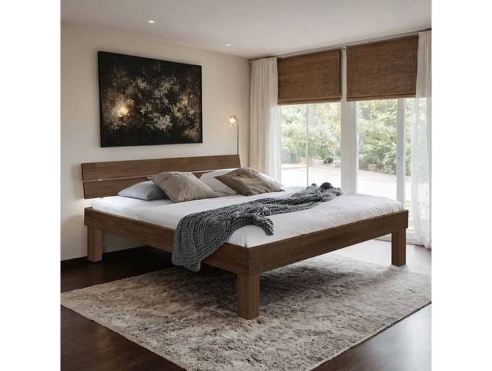 Bett Madrid Komfort Buche Massivholz 180x200cm