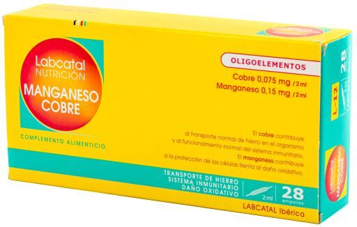 Labcatal Manganese Copper 28 Ampoules