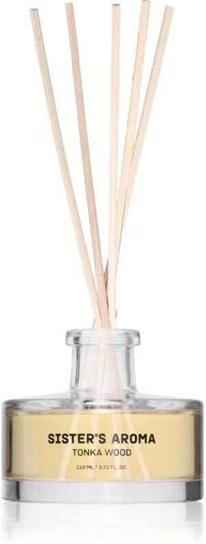 Sister's Aroma Home Fragrance Tonka Wood diffuseur d'huiles essentielles 110 ml