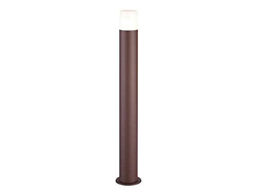 Trio Leuchten Hoosic Outdoor padverlichting, aluminium en plastic, bruin, Hoogte: 80 cm