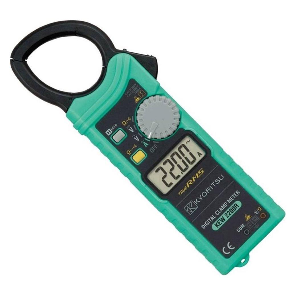 Kyoritsu Stromzange digital KEW-2200R K (CAT III 600V, CAT IV 300V, Zangenstrommesser) (KEW-2200R)