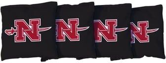 Skip's Garage Nicholls State University Colonels Grey Cornhole Bags