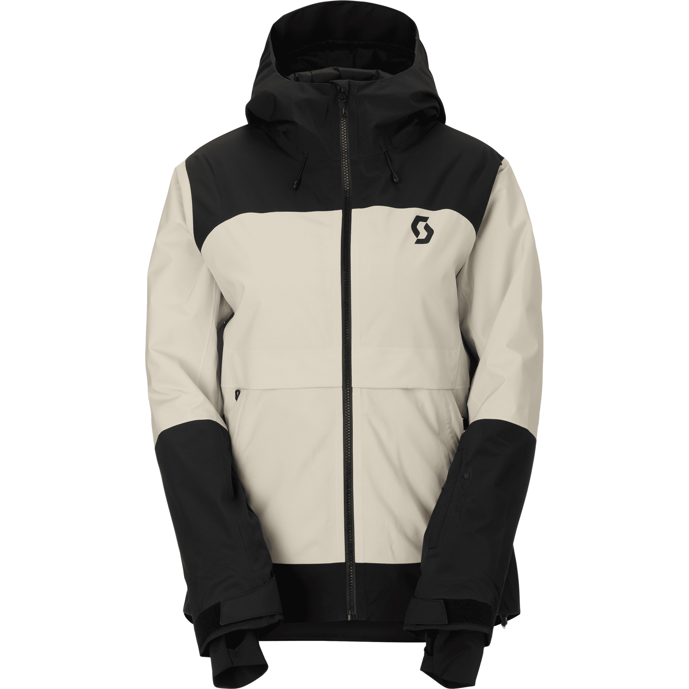 Scott Ultimate Dryo 10 Damen Isolationsjacke beige Größe S Skifahren Wasserdicht Wasserabweisend
