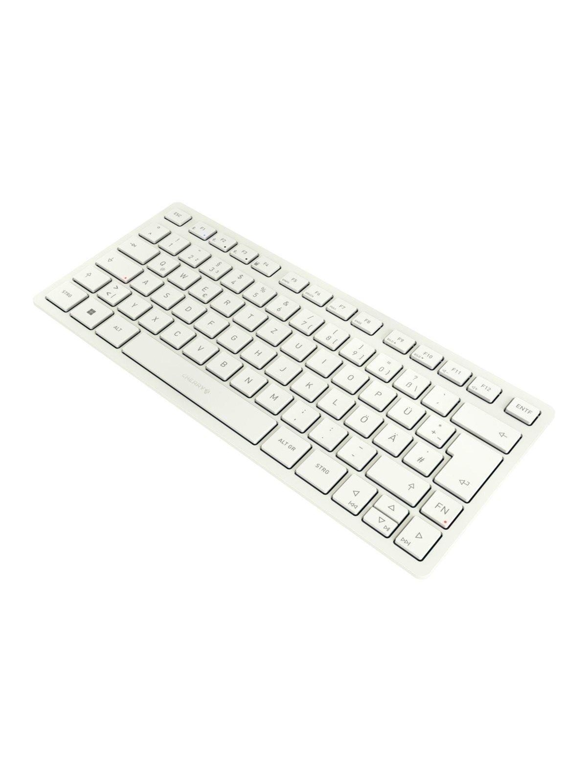 Cherry KW 7100 MINI BT - Tastatur - Deutsch - Weiss